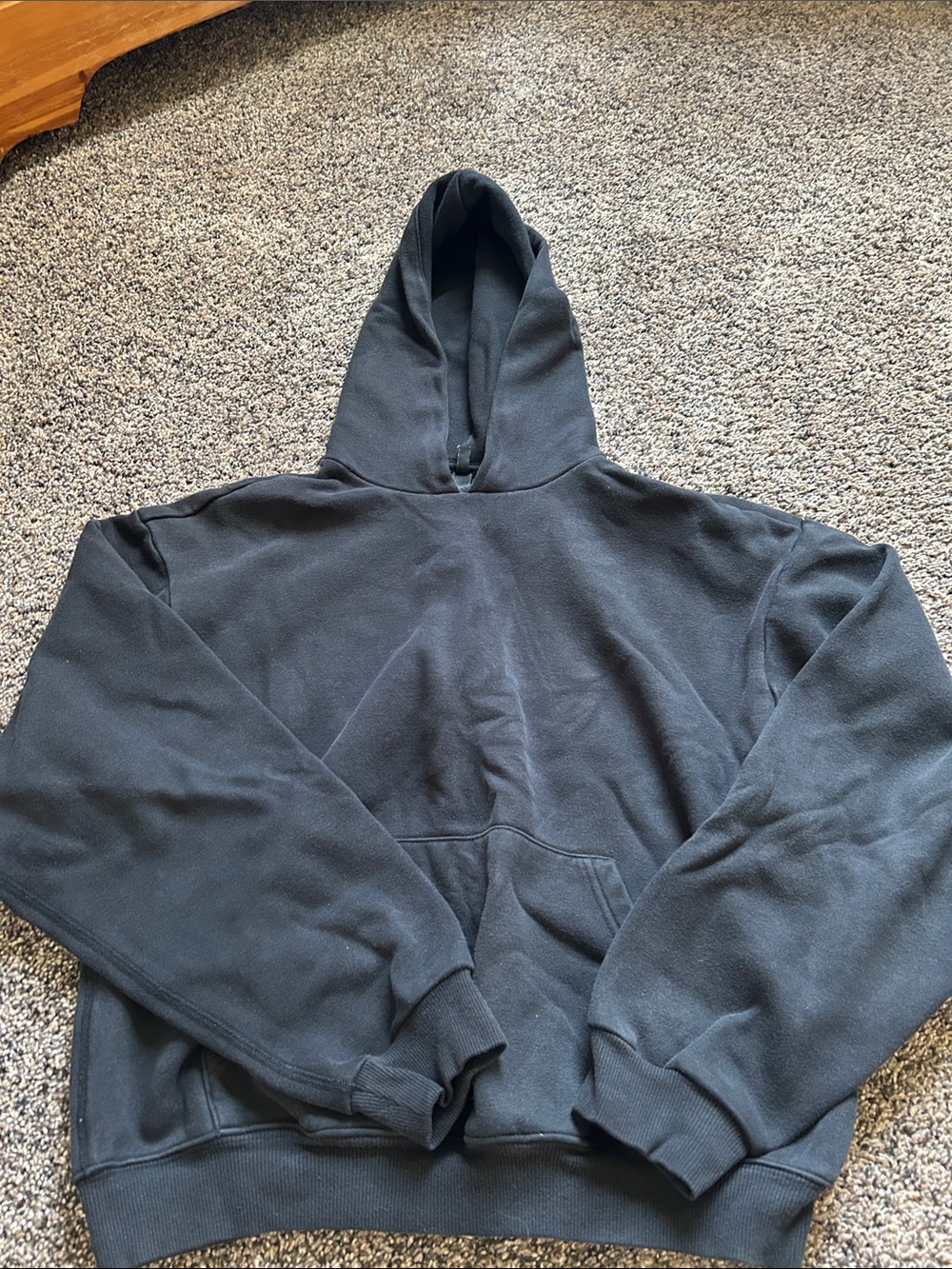 SKIMS Black Women's Hooded Sweatshirt